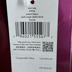 Kate Spade Dark Raspberry Mini Bag